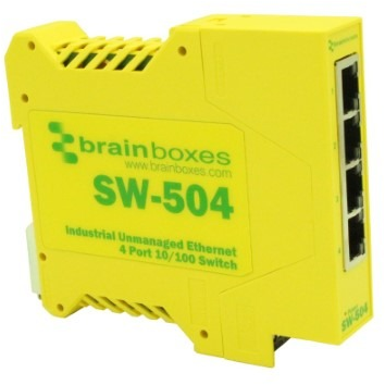 SW-504 BRAINBOXES ETHERNET-Switches Bild 1