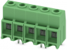 Leiterplattenklemme, 5-polig, RM 10.16 mm, 0,5-16 mm², 76 A, Schraubanschluss, grün, 1709717