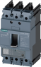 Leistungsschalter mit Startschutz (120-280 A), Kippbetätiger, 3-polig, 40 A, 800 V, (B x H x T) 76.2 x 140 x 76.5 mm, DIN-Schiene, 3VA5140-1MU31-0AA0