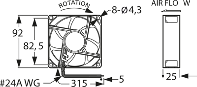 GE92252B2-000U-AE9 SUNON Axial Fans Image 2