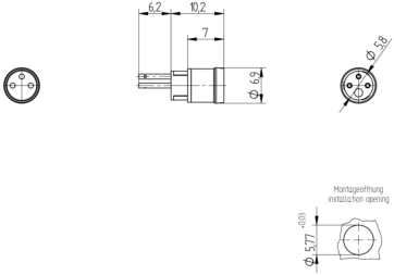 11661 Lumberg Automation Sensor-Aktor Rundsteckverbinder