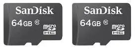 64GB-MICROSD SanDisk Speichermedien