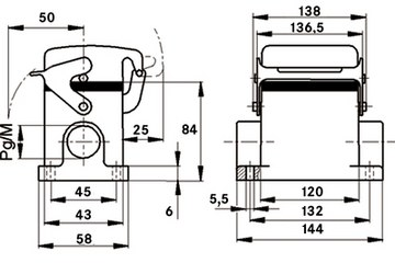 70165200 LAPP Housings for HDC Connectors Image 2