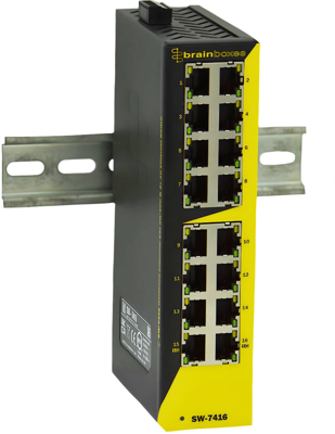 SW-7416 BRAINBOXES ETHERNET-Switches Bild 1