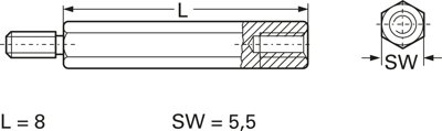 21080312/6 HStronic Spacer Bolts Image 2