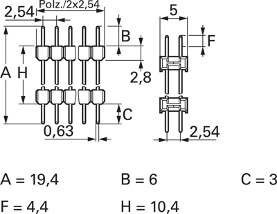 966530-8 AMP PCB Connection Systems Image 2