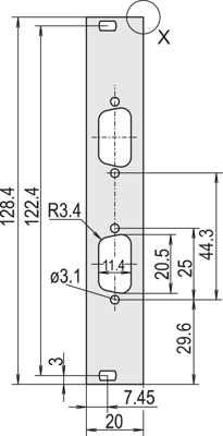 30849-750 SCHROFF Gehäusezubehör