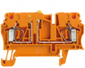 Trenn- und Messtrenn Reihenklemme, Federzuganschluss, 0,5-4,0 mm², 20 A, 6 kV, orange, 8731680000