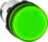 Meldeleuchte, beleuchtbar, Bund rund, grün, Einbau-Ø 22 mm, XB7EV63P