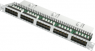 Patchpanel, 50 x RJ45, (B x H x T) 482.6 x 44 x 170.3 mm, lichtgrau, 100007039