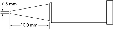 GT4-CN0005S METCAL Lötspitzen, Entlötspitzen und Heißluftdüsen