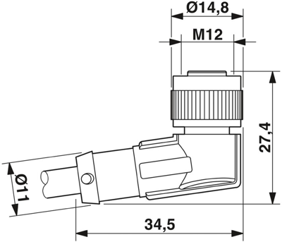 1669877 Phoenix Contact Sensor-Aktor Kabel Bild 3