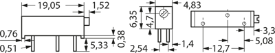 3006P-1-102LF Bourns Electronics GmbH Trimmpotentiometer Bild 2