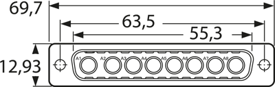 3008W8PXX99A10X CONEC D-Sub Steckverbinder Bild 3