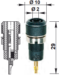 65.3332-23 Stäubli Electrical Connectors Laborsteckverbinder Bild 2