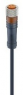 Sensor-Aktor Kabel, M8-Kabeldose, gerade auf offenes Ende, 3-polig, 0.3 m, PVC, schwarz, 4 A, 59994