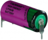 Lithium-Batterie, 3.6 V, 2/3R23, 2/3 AA, Rundzelle, Lötstift