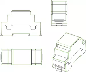 449-320-40 apra DIN-Rail Enclosures