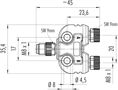 79 5232 70 04 binder Sensor-Aktor Adapter Bild 2