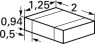 Keramik-Kondensator, 100 pF, 100 V (DC), ±10 %, SMD 0805, C0G, 08051A101KAT2A