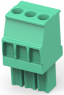Leiterplattenklemme, 3-polig, RM 3.5 mm, 0,05-2 mm², 11 A, Käfigklemme, grün, 1986371-3
