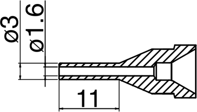 N61-14 Hakko Lötspitzen, Entlötspitzen und Heißluftdüsen