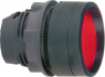 Drucktaster, unbeleuchtet, tastend, Bund rund, rot, Frontring schwarz, Einbau-Ø 22 mm, ZB5AA46