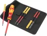 VDE screwdriver kit, PZ1, PZ2, 2.5 mm, 3.5 mm, 4 mm, 5.5 mm, Pozidriv/slotted, BL 157 mm, 05006601001