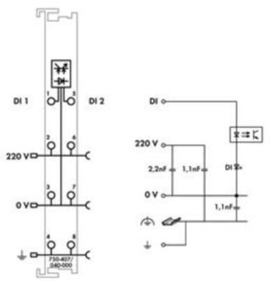 750-407/040-000 WAGO Digitalmodule Bild 3