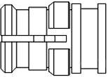 1056521-1 AMP Koaxialsteckverbinder