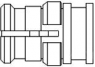 SMP Buchse 50 Ω, 0.047 Semi-Rigid, Lötanschluss, gerade, 1056521-1