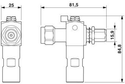 2800491 Phoenix Contact Koaxial Adapter Bild 2