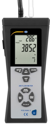 PCE-HVAC 2 PCE Instruments Anemometer, Gas- und Druckmessgeräte Bild 3