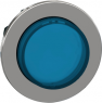 Frontelement, beleuchtbar, tastend, Bund rund, blau, Einbau-Ø 30.5 mm, ZB4FH63