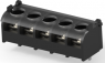 Leiterplattenklemme, 5-polig, 0,3-2,0 mm², 15 A, Schraubanschluss, schwarz, 1546927-5