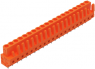 Buchsenleiste, 20-polig, RM 5.08 mm, gerade, orange, 232-180