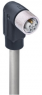 Sensor-Aktor Kabel, M12-Kabeldose, abgewinkelt auf offenes Ende, 5-polig, 10 m, PUR, grau, 16 A, 934850077