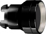 Drucktaster, unbeleuchtet, tastend, Bund rund, schwarz, Frontring schwarz, Einbau-Ø 22 mm, ZB4BA267
