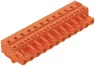 Federleiste, 11-polig, RM 7.62 mm, orange, 231-711/125-000