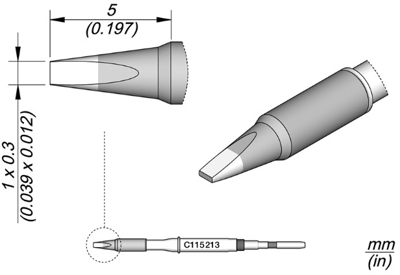 C115213 JBC Lötspitzen, Entlötspitzen und Heißluftdüsen