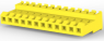 Buchsengehäuse, 12-polig, RM 3.96 mm, gerade, gelb, 4-640600-2