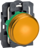 Meldeleuchte, beleuchtbar, Bund rund, orange, Einbau-Ø 22 mm, XB5AVM5