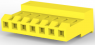 Buchsengehäuse, 7-polig, RM 3.96 mm, gerade, gelb, 3-640427-7