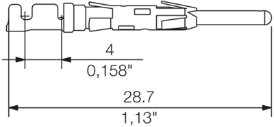 1582330000 Weidmüller Crimp Contacts Image 2