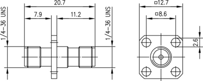 100024791 Telegärtner Koaxial Adapter Bild 2