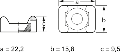 TM3A-C Panduit Kabelhalter Bild 2