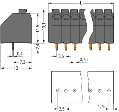 250-107/353-604 WAGO PCB Terminal Blocks Image 2