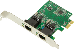 2-Port Gigabit LAN PCI-Express Karte, PC0075