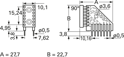 10031384 Fischer Elektronik Halbleiterfassungen, Halterungen Bild 2