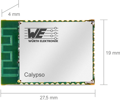 2610011025000 Würth Elektronik eiSos WLAN Module